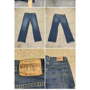 Aeropostale mens Essex straight jean Sz 32x30 blue jeans denim retro Y2K